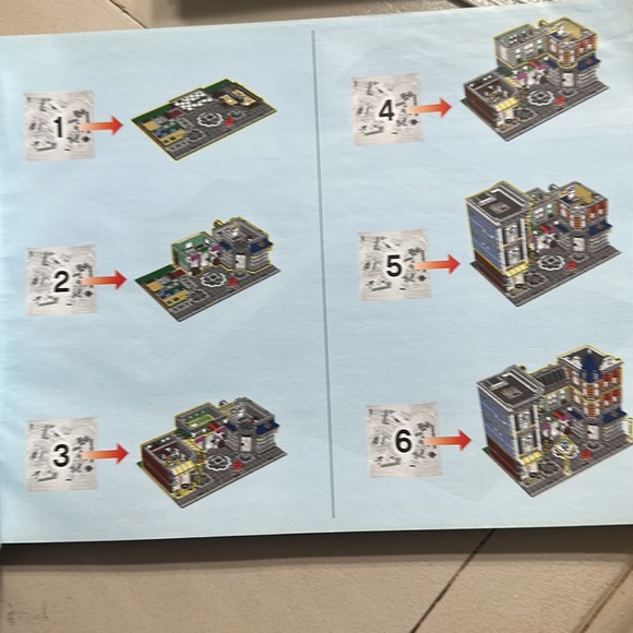 Lego Toys Lego Creator Assembly Square Instructions Poshmark